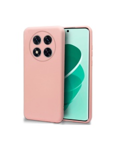Прасковен цвят силиконов гръб POLY за Xiaomi Redmi Note 14 Pro 4G