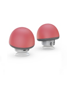 Преносима Bluetooth тонколона Setty Mushroom Червена с кристален звук и дълбоки баси