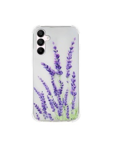 Прозрачен Гръб с Лавандулов Цвят Meadow Case за Samsung A15