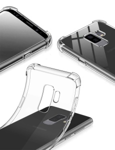 Прозрачен гръб ANTISHOCK за Samsung S9 Plus