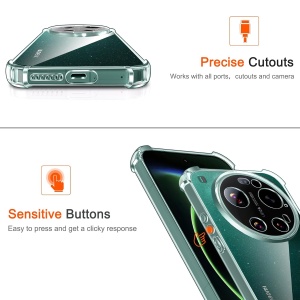 Прозрачен гръб ANTISHOCK за Xiaomi 17 Ultra
