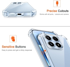 Прозрачен гръб ANTISHOCK за Xiaomi 17