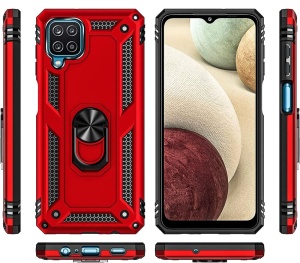 Противоударен червен гръб Zore за Samsung A22 4G