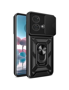 Противоударен черен калъф Camera Cover за Moto Edge 40 Neo