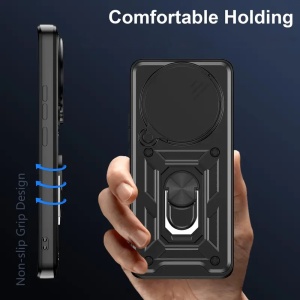 Противоударен черен кейс Camera Cover за Xiaomi Redmi Note 15 Pro 5G