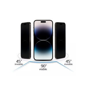 Противошпионски закален стъклен протектор Privacy за Samsung S25 Plus с 9H твърдост против драскотини