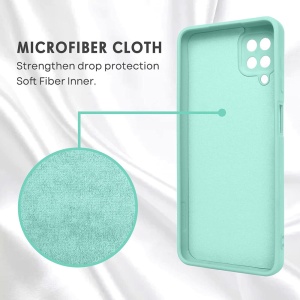 Светло Зелен калъф Ring Silicone Venus за Samsung A12