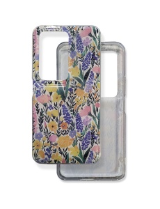 Силиконов гръб с картинка цветя Glow Glam за Xiaomi Redmi 15