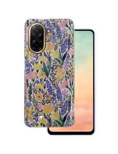 Силиконов гръб с картинка цветя Glow Glam за Xiaomi Redmi A5