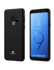 Силиконов Гръб Jelly Case в черно за Samsung S9
