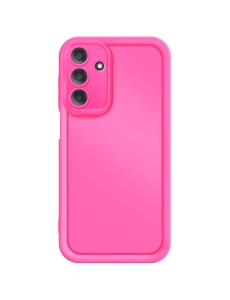 Силиконов калъф Rim Case в ярко розов цвят за Samsung A26