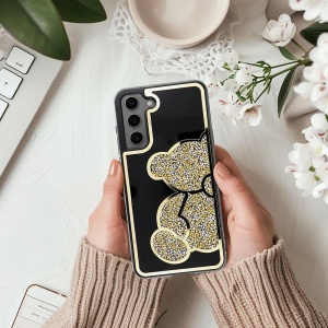 Силиконов Гръб Teddy Bear and Mirror за Samsung Galaxy A16 със защита от удари и надрасквания