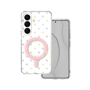 Силиконов ГръMagSafe и точки "Bubble Dots Case" за Samsung Galaxy S26
