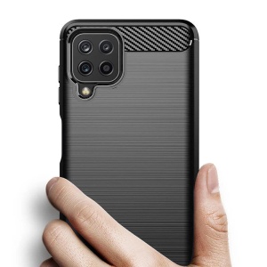 Силикон калъф Carbon за Samsung A22 4G със защита от удари и надрасквания