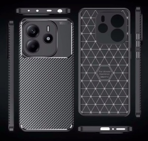 Силикон гръб Carbon за Xiaomi Redmi Note 14 5G