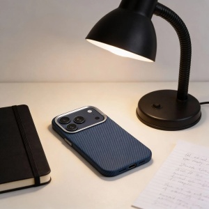 Син Гръб Kevlar Case HC за iPhone 17 Pro - Img 3