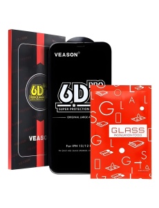 Стъклен противоударен протектор VEASON 6D Full Glue за Samsung Galaxy A56 с 9H твърдост против драскотини