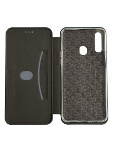 Тъмно зелен калъф тип тефтер за телефон MP Forcell за Samsung A40 с място за карти и банкноти