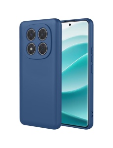 Тъмно Син силиконов гръб POLY за Xiaomi Redmi Note 15 Pro 5G