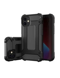Удароустойчив черен гръб Bronya за IPHONE 11 Pro със защита от удари и надрасквания
