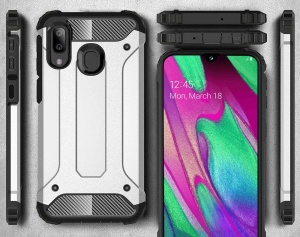 Удароустойчив черен кейс Bronya за Samsung Galaxy A40