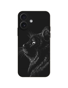 Флуоресцентен силиконов светещ в тъмното висококачествен калъф ЛУКСОС за iPhone 16 plus