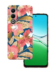 Флуоресцентен силиконов светещ в тъмното висококачествен калъф ЛУКСОС за OPPO A5 (5G)