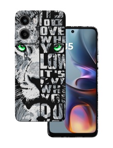 Флуоресцентен силиконов светещ в тъмното висококачествен калъф ЛУКСОС за Motorola Moto E15