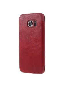 Червен Кожен гръб G Case за Samsung S7 Edge