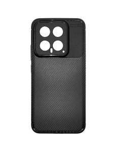 Черен калъф Carbon за Xiaomi 14