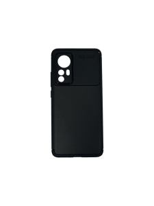 Черен калъф Carbon Auto Focus за Xiaomi 12 Lite