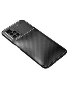 Черен гръб Carbon Auto Focus за Xiaomi Redmi 10 4G