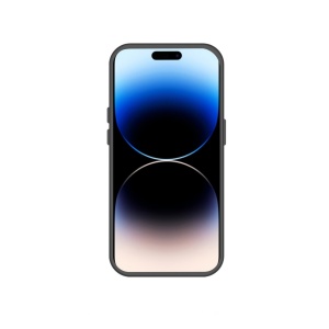 Черен кейс Mag Safe с предпазно стъкло на камерите за IPHONE 14 Pro