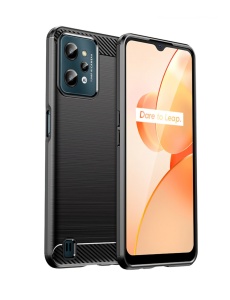 Черен калъф Top Carbon за Realme C31