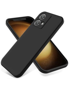 Черен силиконов гръб POLY за Moto Edge 40 Neo
