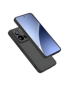 Черен силиконов калъф POLY за Xiaomi Mi 15