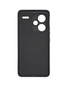Черен силиконов гръб Poly за Redmi Note 13 Pro Plus 5G