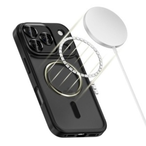 Черен Mag Safe с предпазно стъкло на камерата за iPhone 17 Pro - Img 4