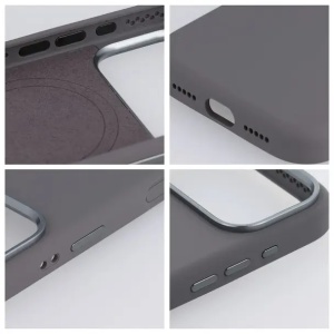 Case for iPhone 17 Pro Max Forcell F-Protect Frame Premium compatible with Magsafe gray - Img 9