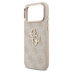 GUESS case for IPHONE 17 Pro gold pink
