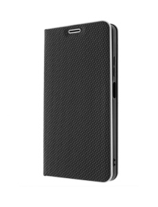 Kалъф тефтер черен CARBON WITH FRAME за Samsung A41