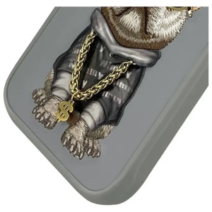 NIMMY case GLASSES COOL DOG for IPHONE 16 Pro Max gray - Img 6
